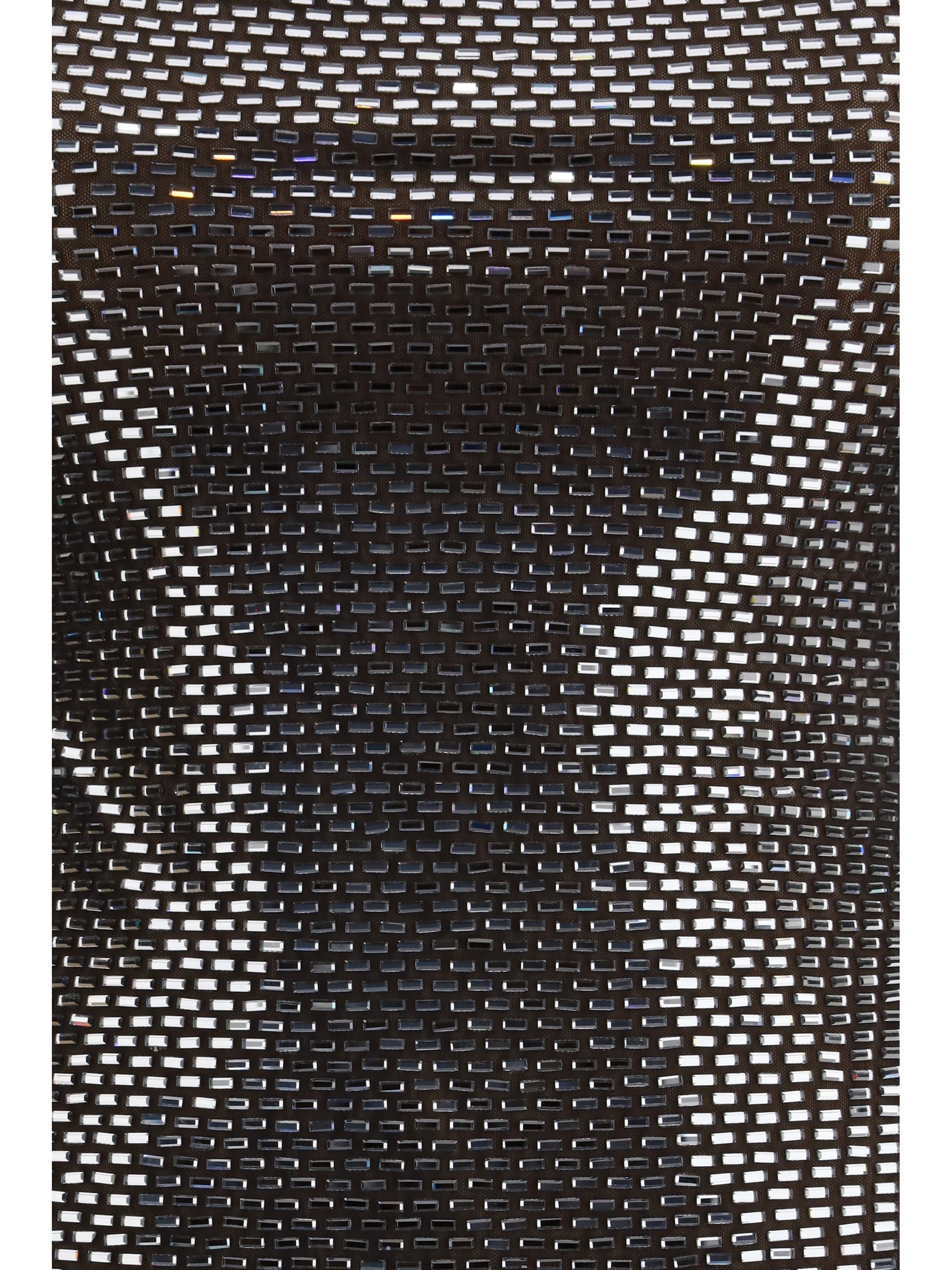 SELF-PORTRAIT 6 rhinestone mesh mini dress 