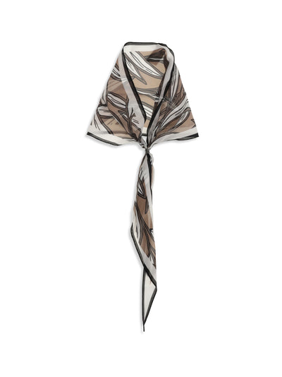 silk tropical print bandeau