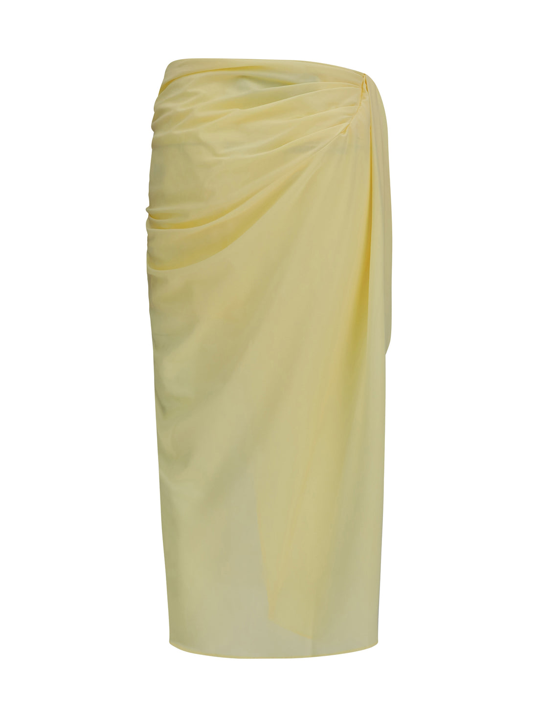 JACQUEMUS 36 pareo skirt in stretch muslin