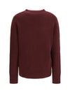 cashmere and wool sweater with knight motif
