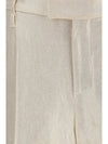 linen tailored pants
