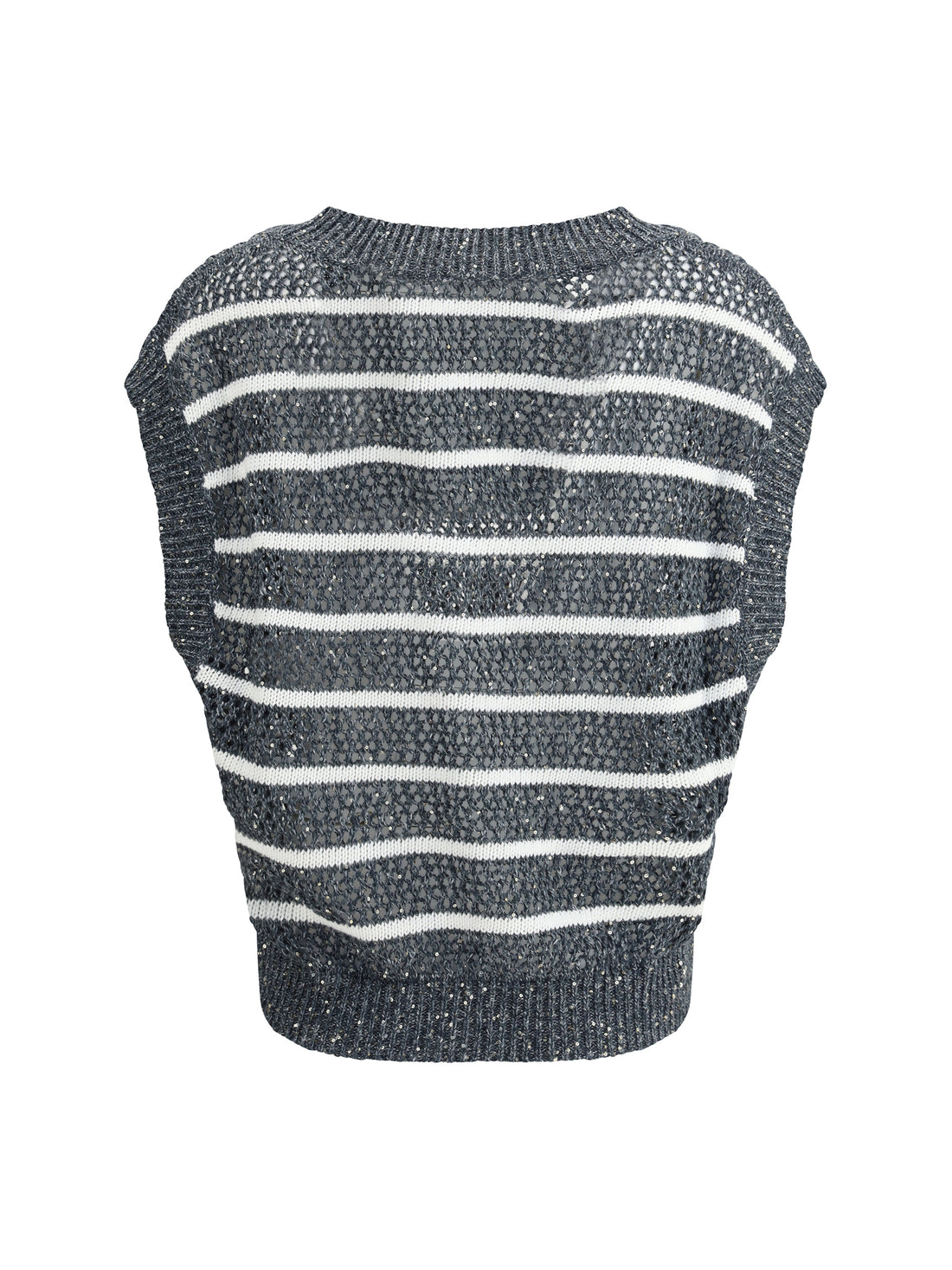 BRUNELLO CUCINELLI XXL striped vest