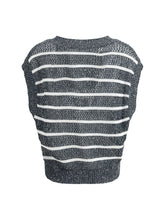 BRUNELLO CUCINELLI XXL striped vest