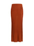 GABRIELA HEARST S long knitted skirt with narrow ribs