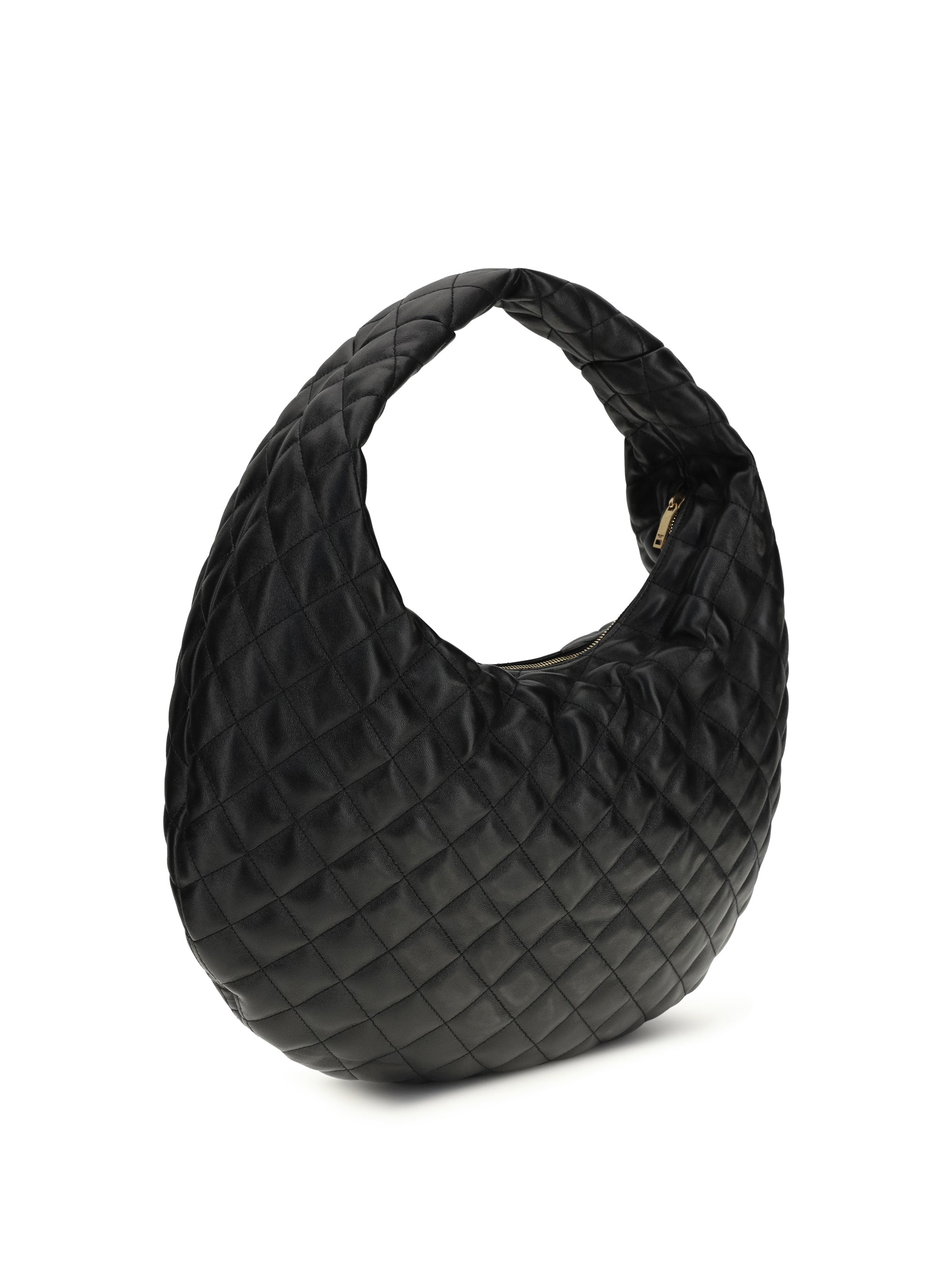icare quilted leather hobo shoulder bag