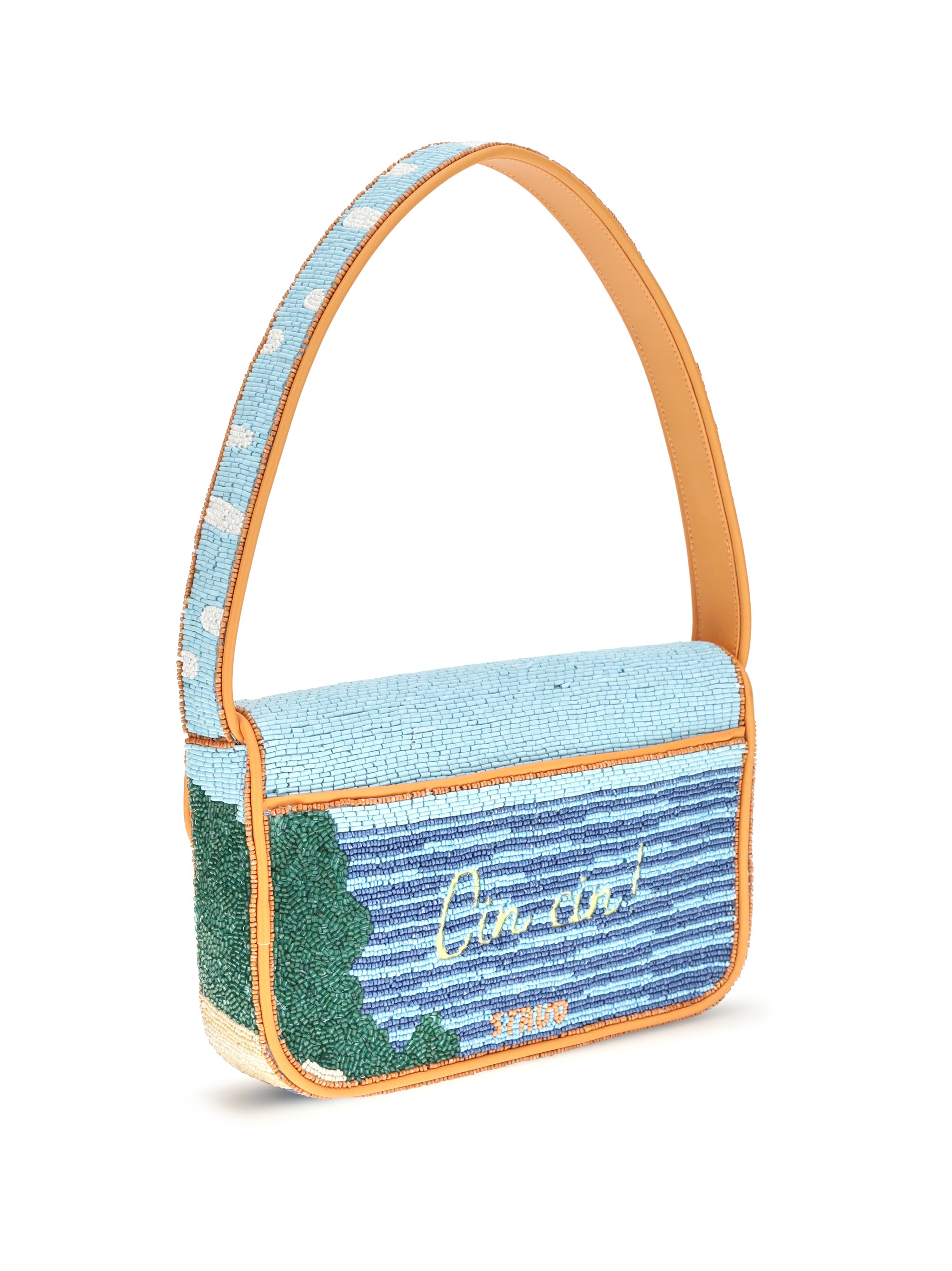 tommy beaded shoulder bag