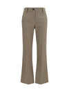 slim flared pants