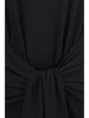 draped-waist jersey t-shirt