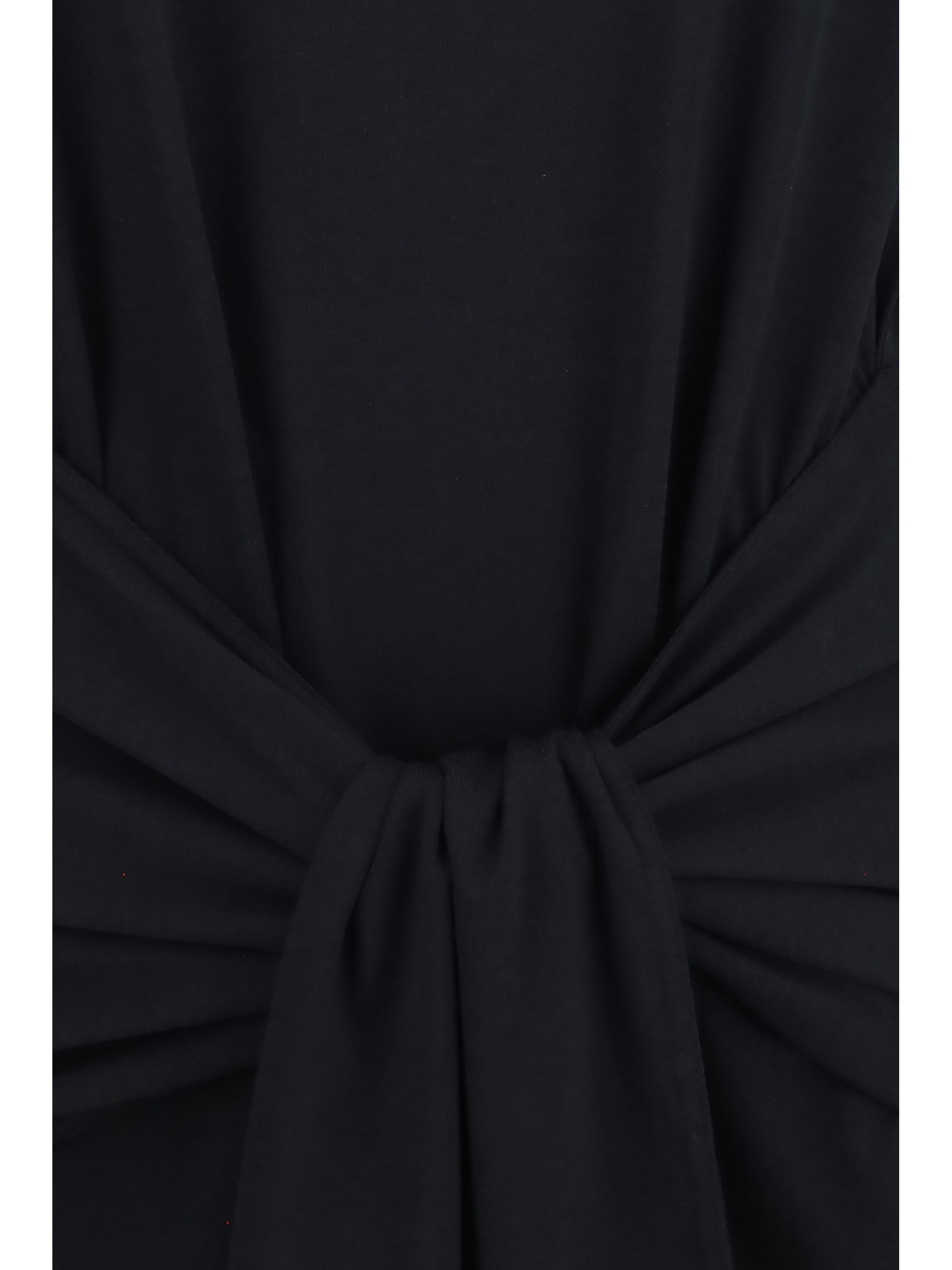 draped-waist jersey t-shirt