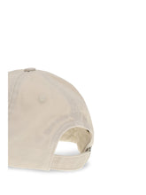 GANNI OS canvas cap with logo