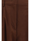 wool-blend elasticated-waist pants