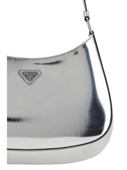 patented leather shoulder bag