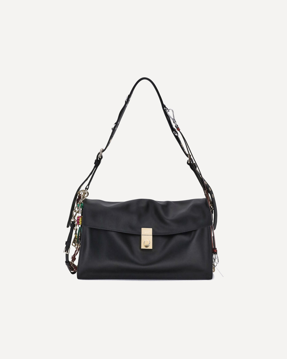 Prada Large Soft Sound Shoulder Bag Black