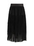 DOLCE & GABBANA 40 organza skirt with fringes