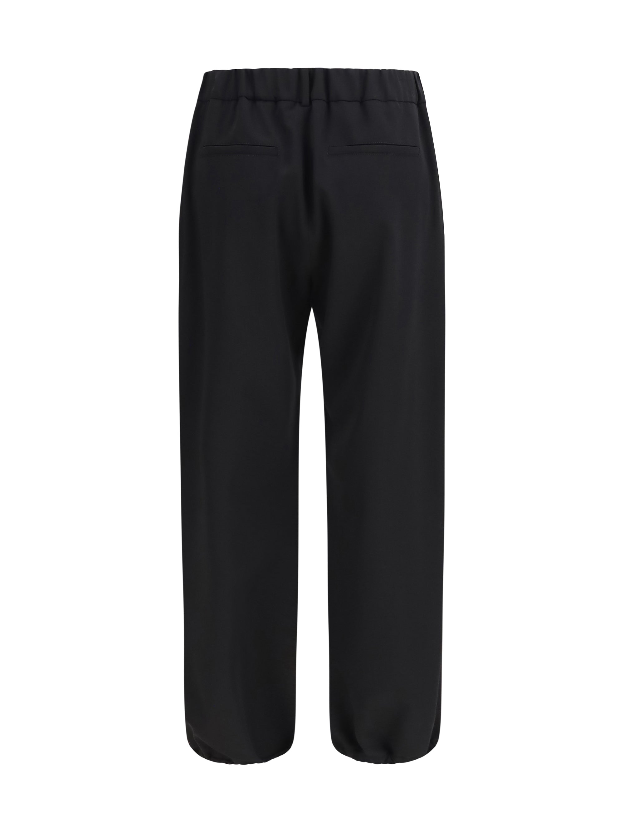 wool jogging pants