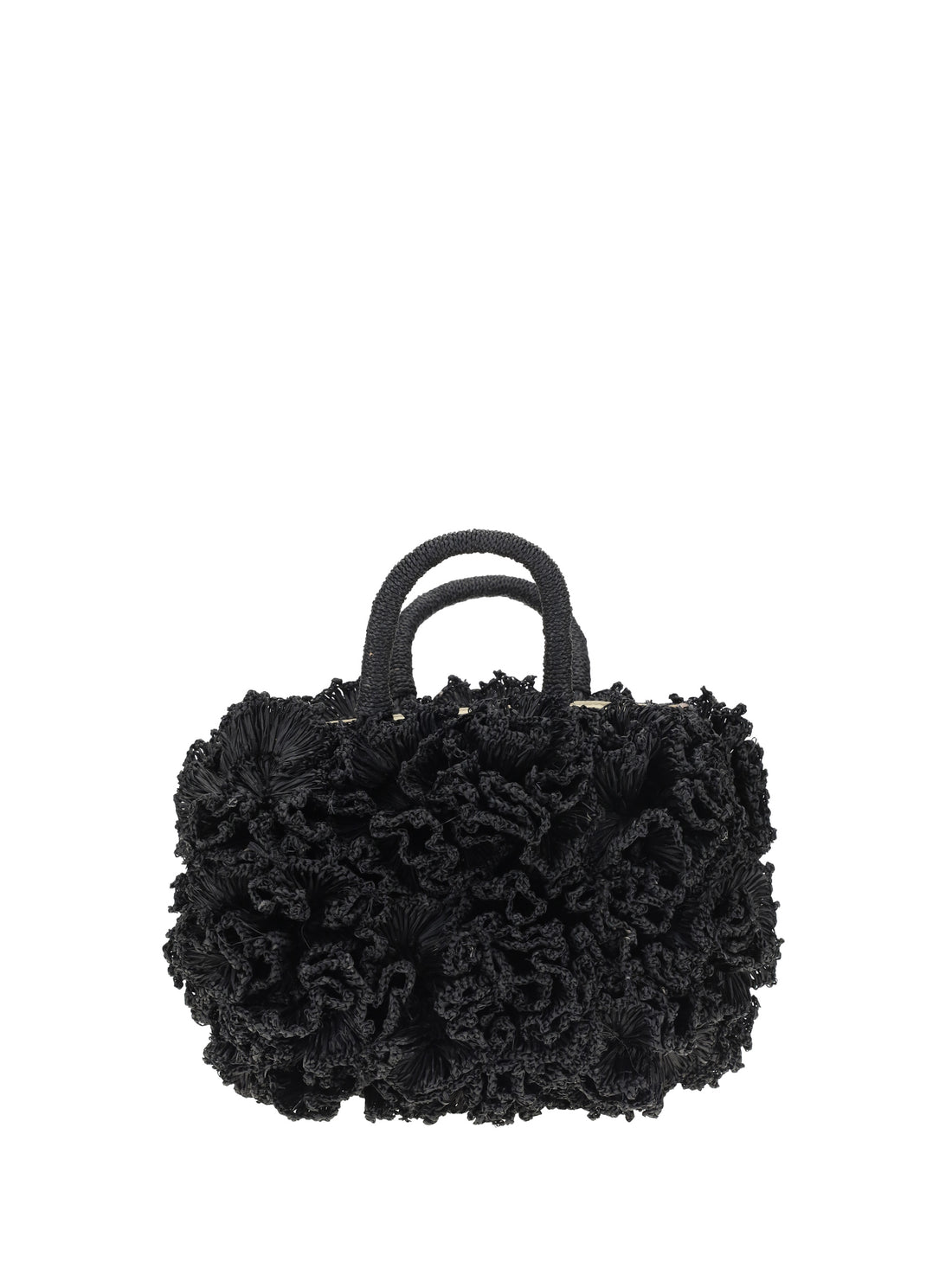 IBELIV OS coral raffia handbag