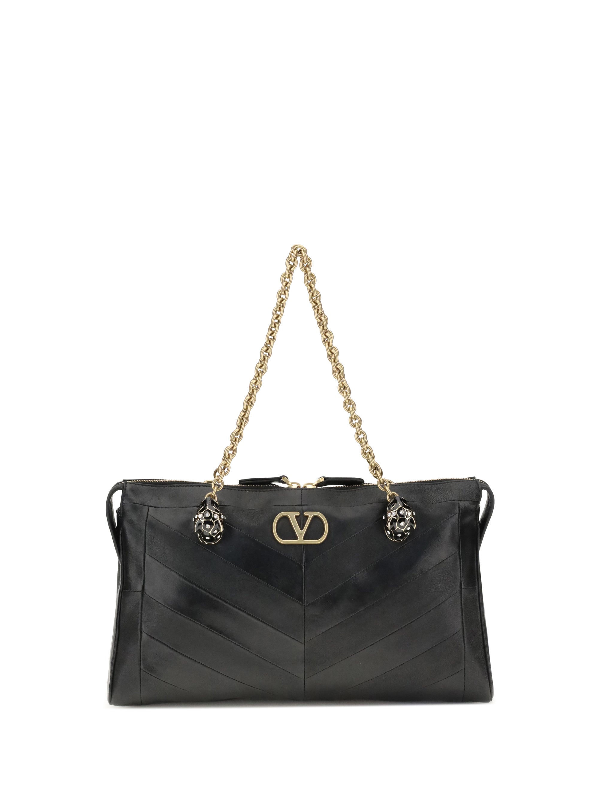 panthea chevron medium shoulder bag r