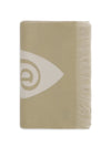 logo wool scarf