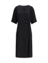 CRIDA MILANO 2 praga black midi dress