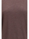 short-sleeve cashmere and silk sweater