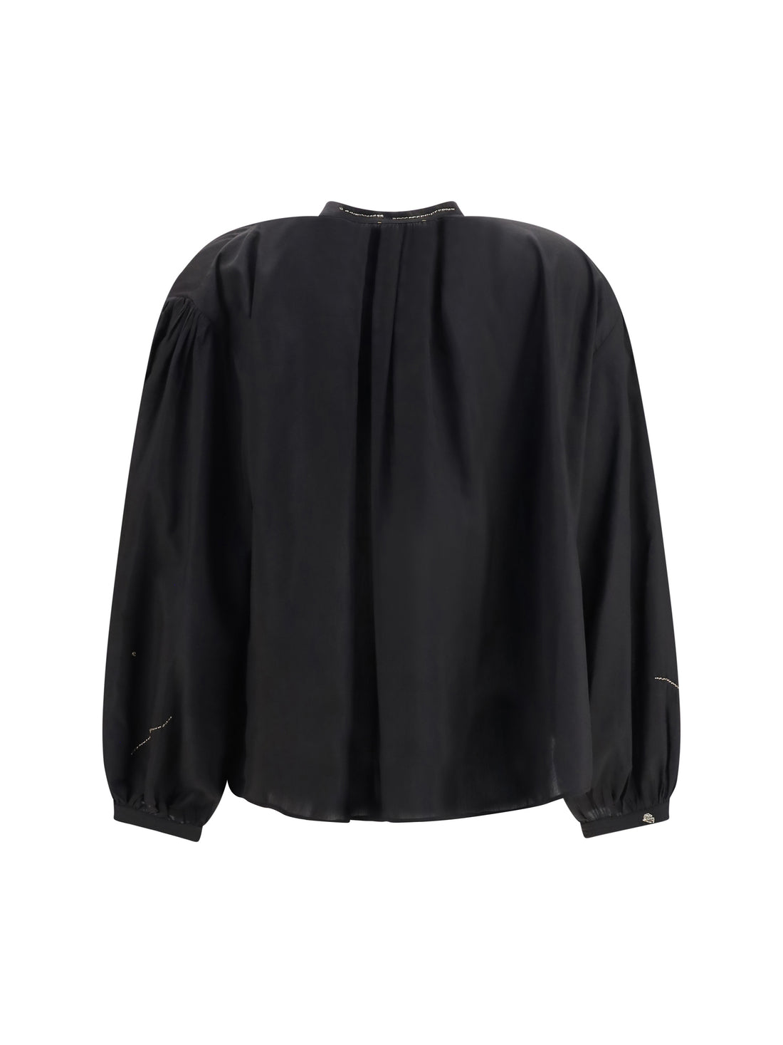 FORTE_FORTE III fleurs d’orient embroidered voile bohemian shirt