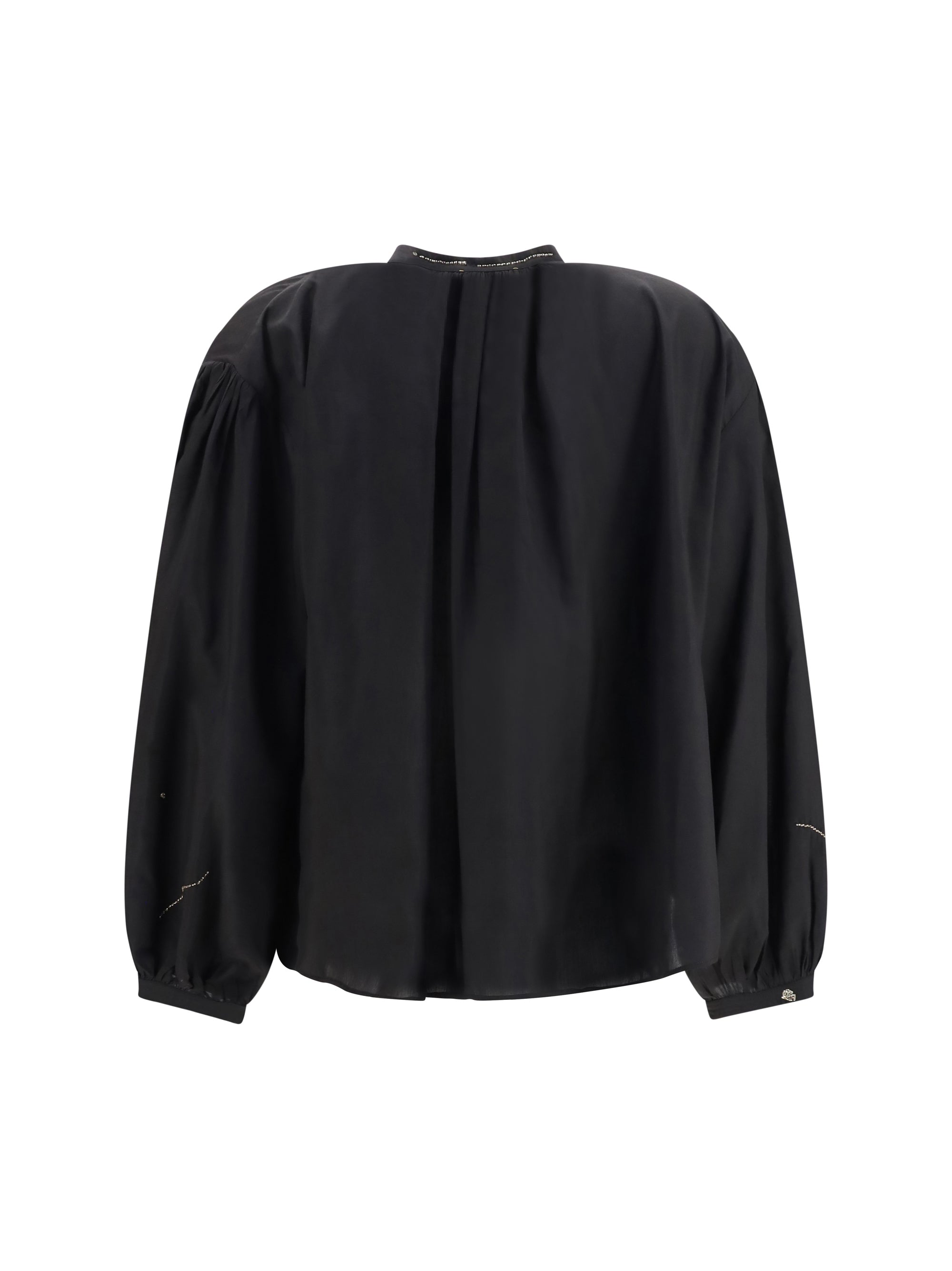 fleurs d’orient embroidered voile bohemian shirt