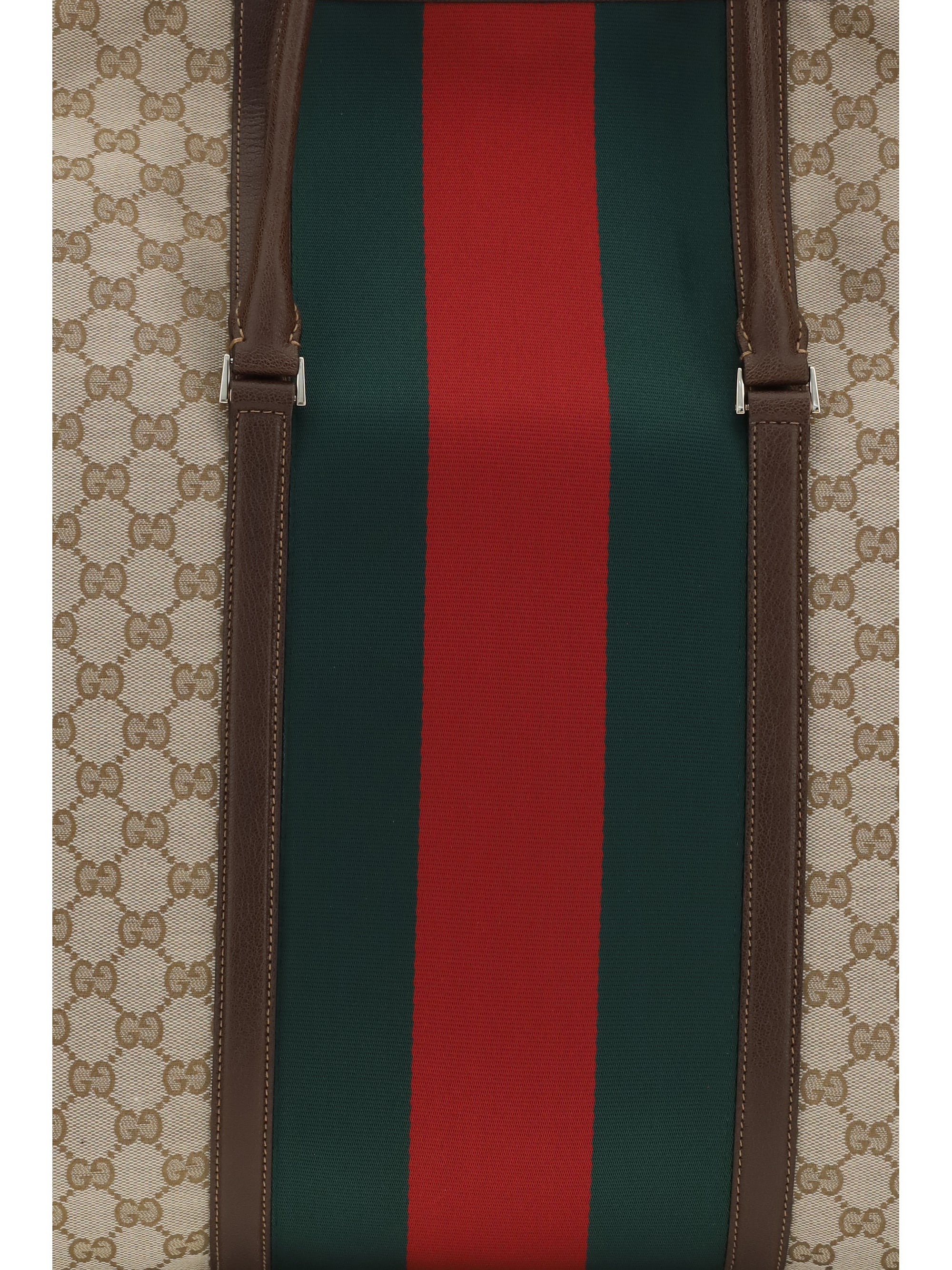 gg travel bag with web stripe