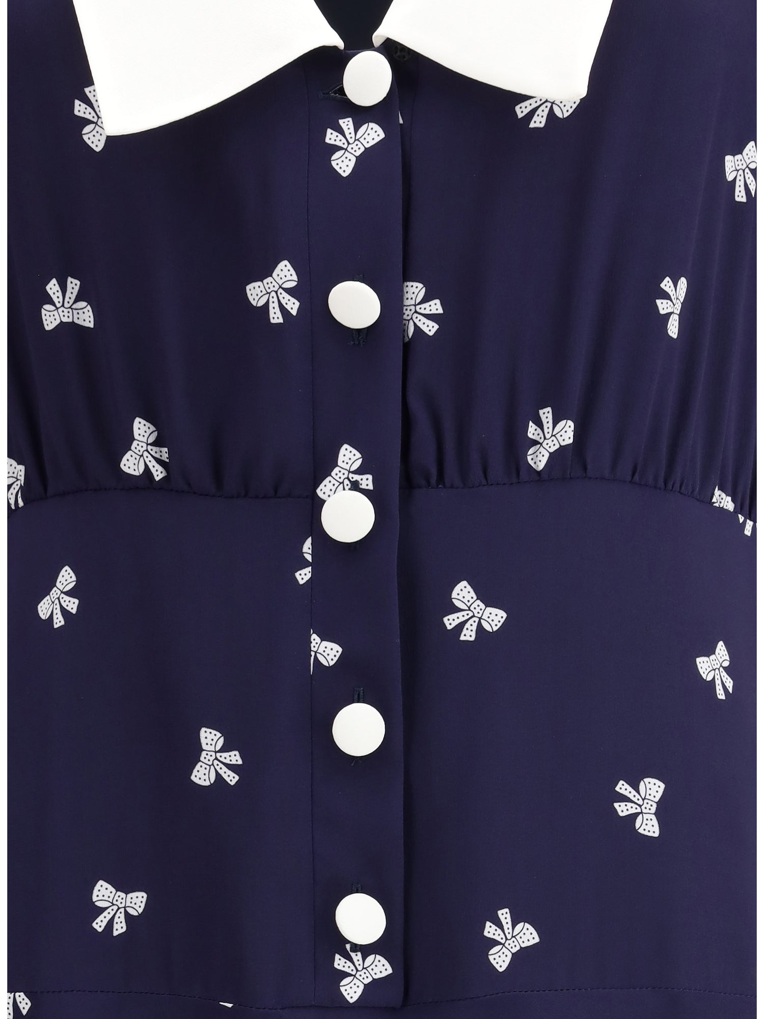 ALESSANDRA RICH 40 bow patterned dress