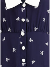 ALESSANDRA RICH 40 bow patterned dress