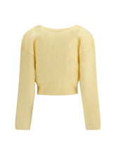 ALESSANDRA RICH 38 mohair cardigan with embroidery