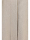 asymmetric double face cashmere coat