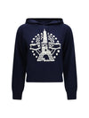 kenzo eiffel tower design wool hoodie