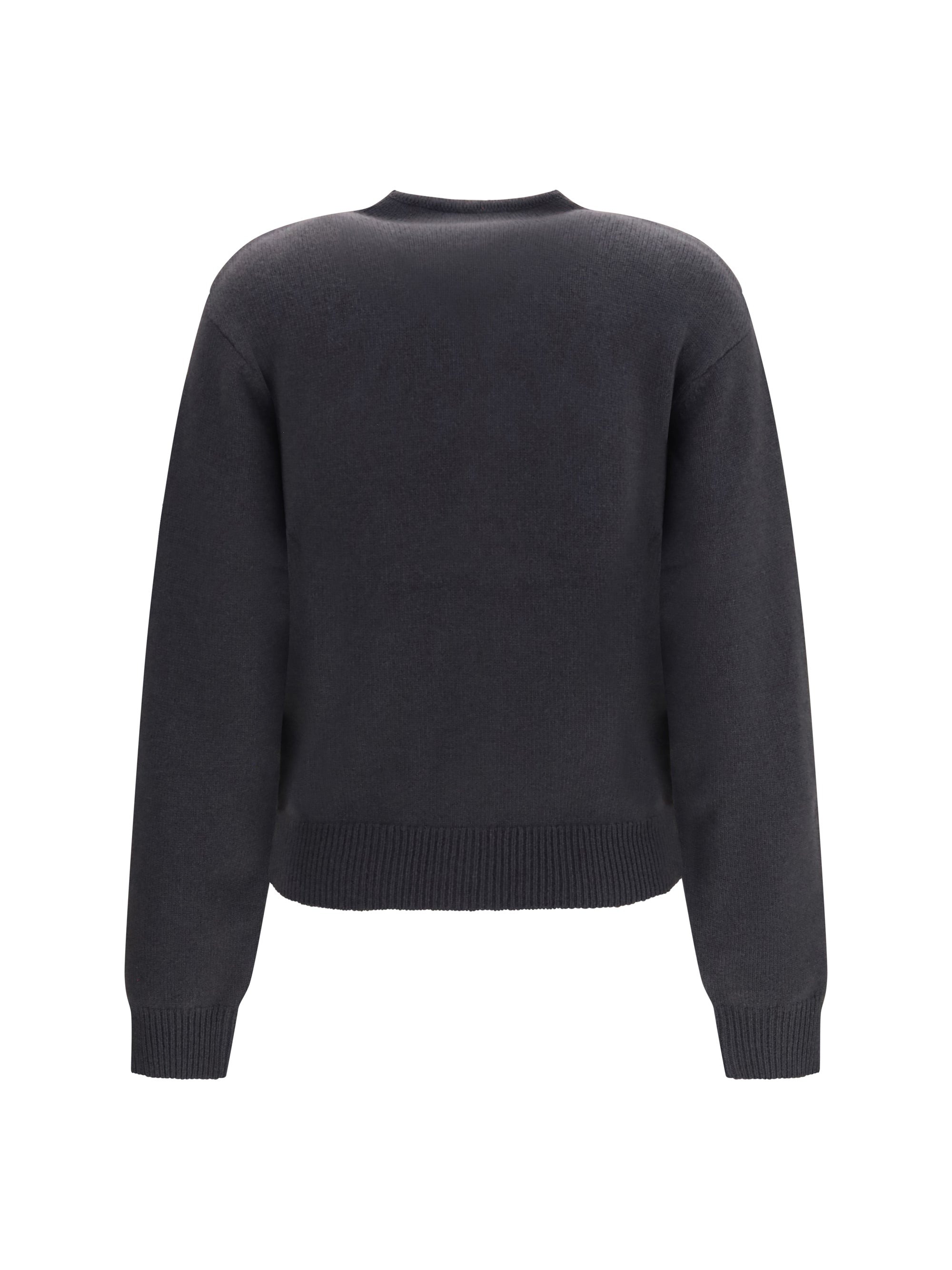 reversible cashmere button sweater