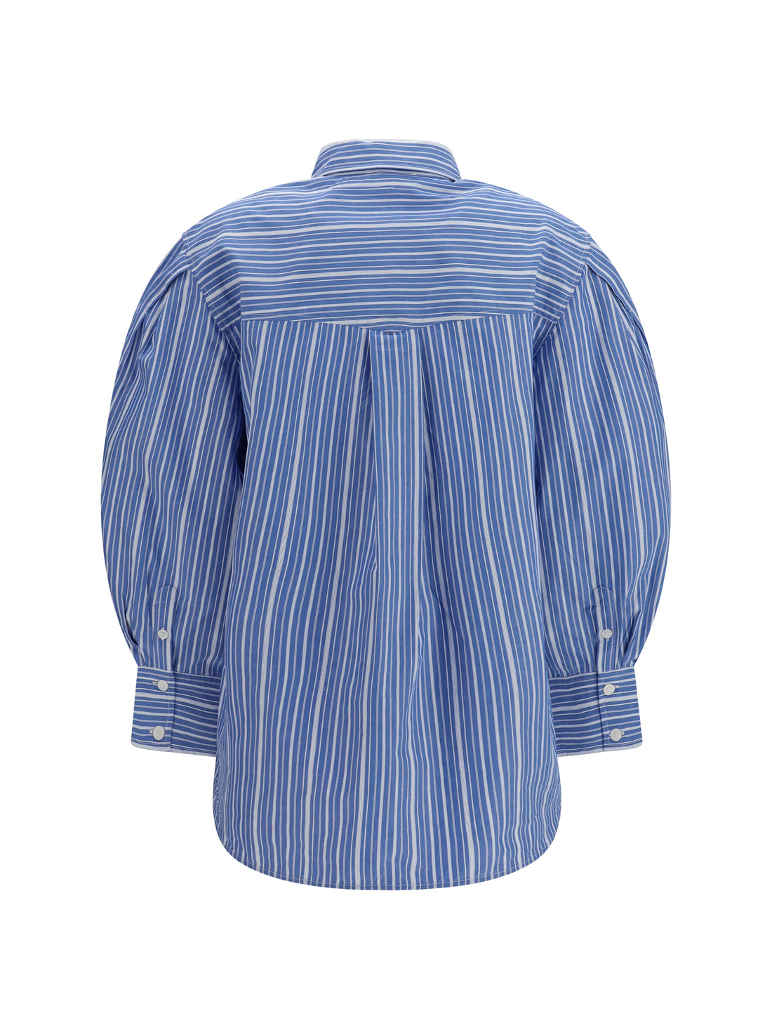 GANNI 34 striped cotton t-shirt