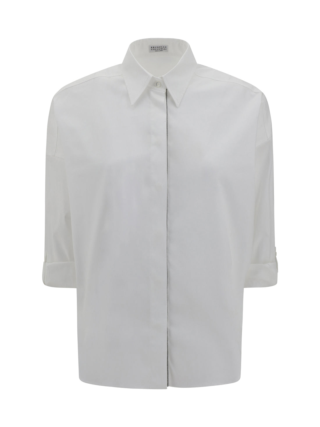 BRUNELLO CUCINELLI L shiny monili shirt