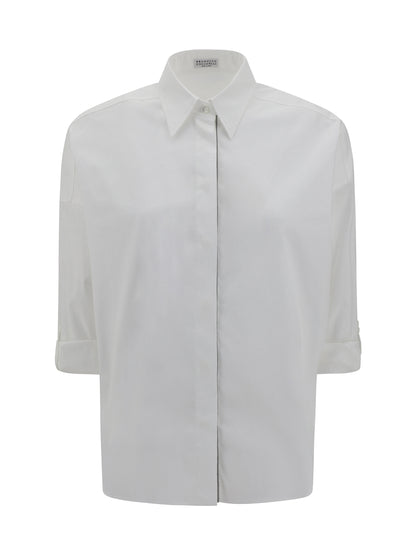 BRUNELLO CUCINELLI L shiny monili shirt