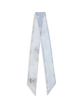 ALEXANDER MCQUEEN OS skull ribbon scarf 
