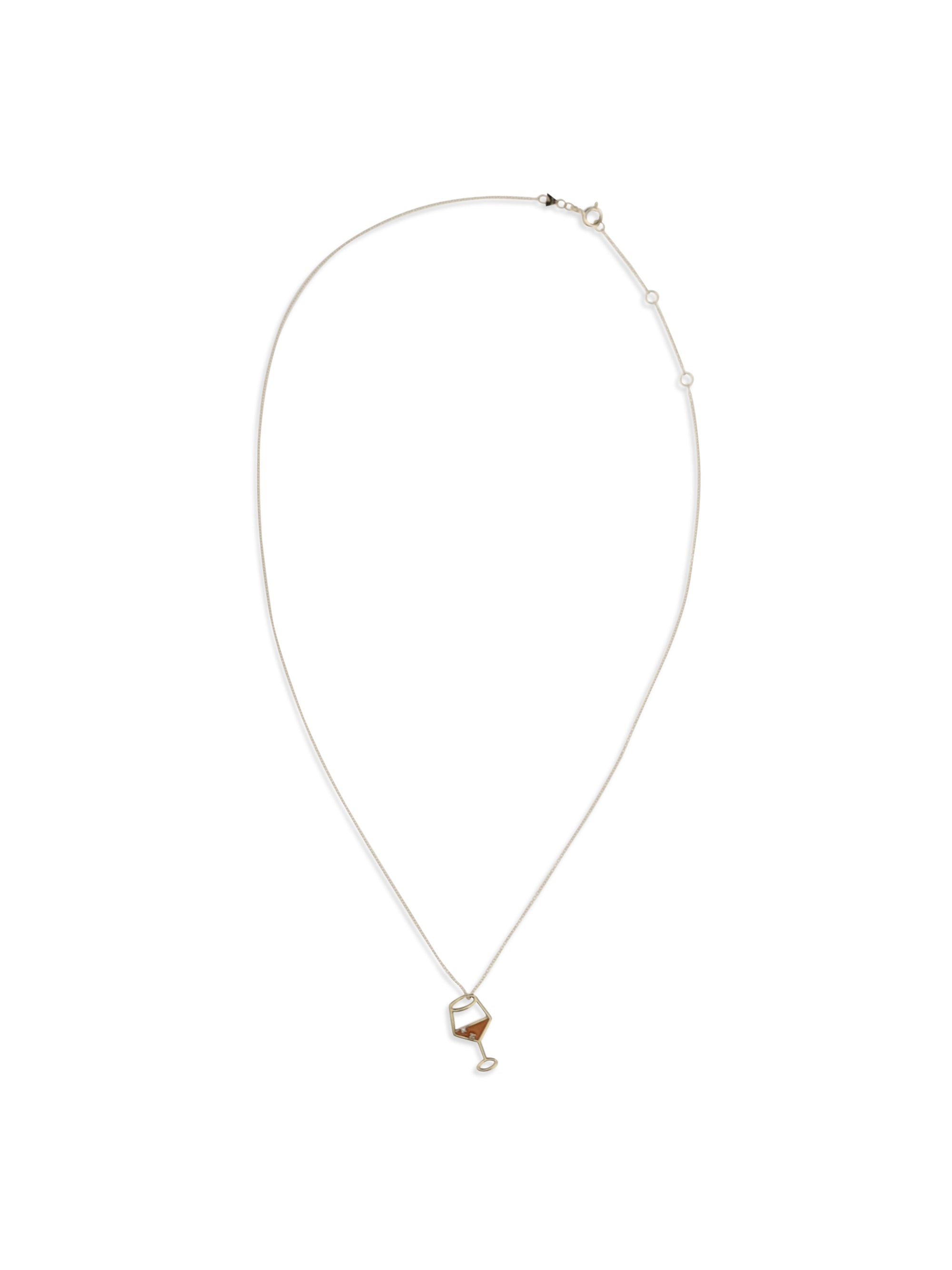 spritz brillante enamel necklace