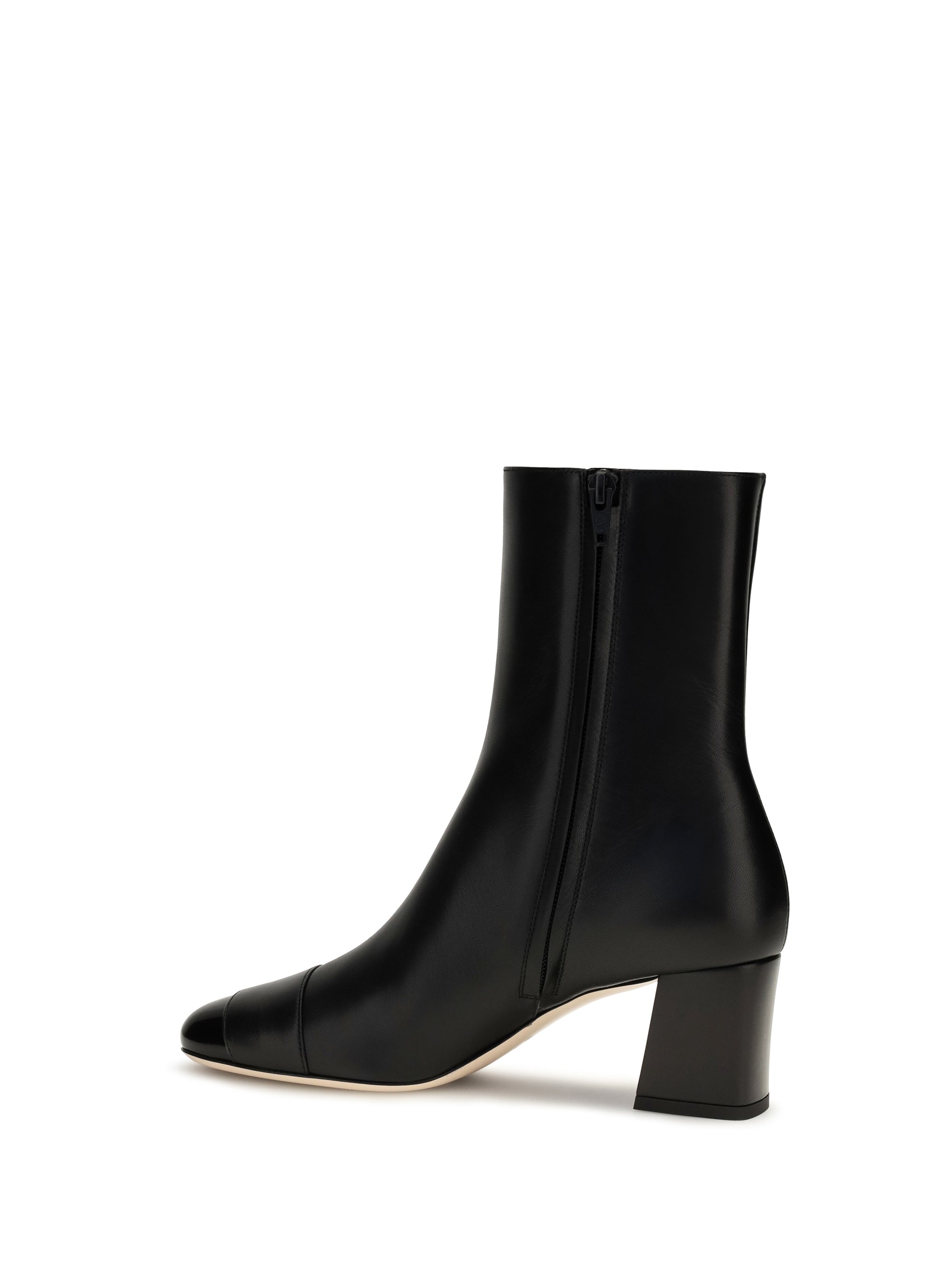 veeside leather ankle boots