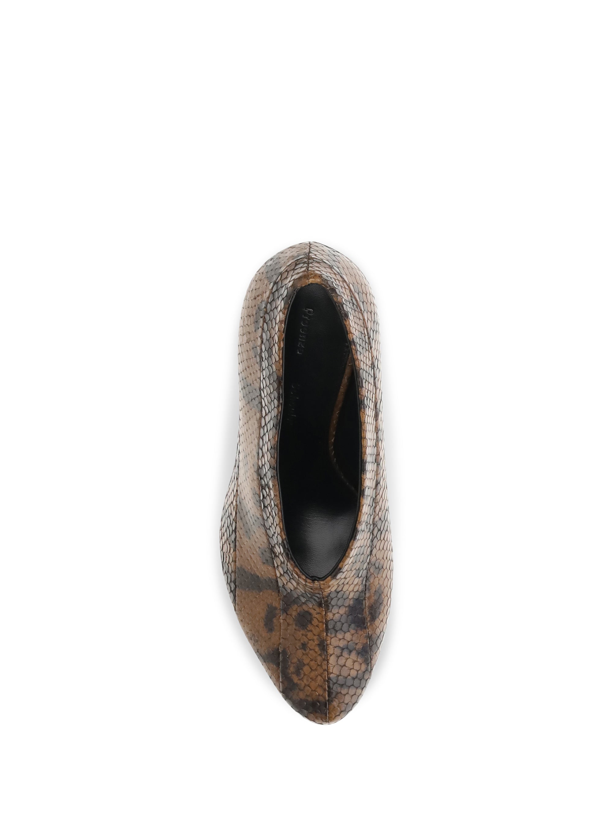 tee pieced python-print pumps