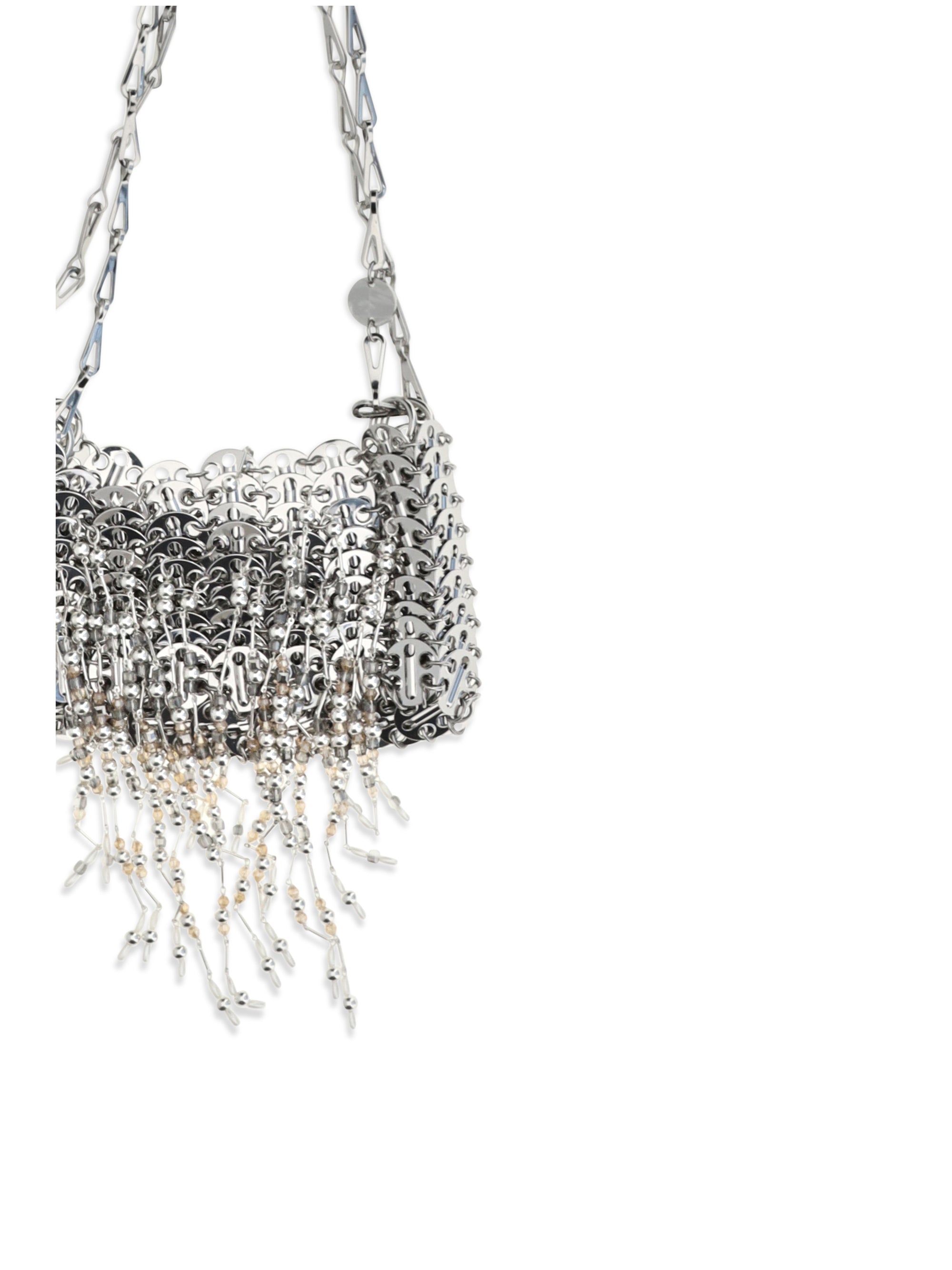 nano 1969 pearl fringe shoulder bag