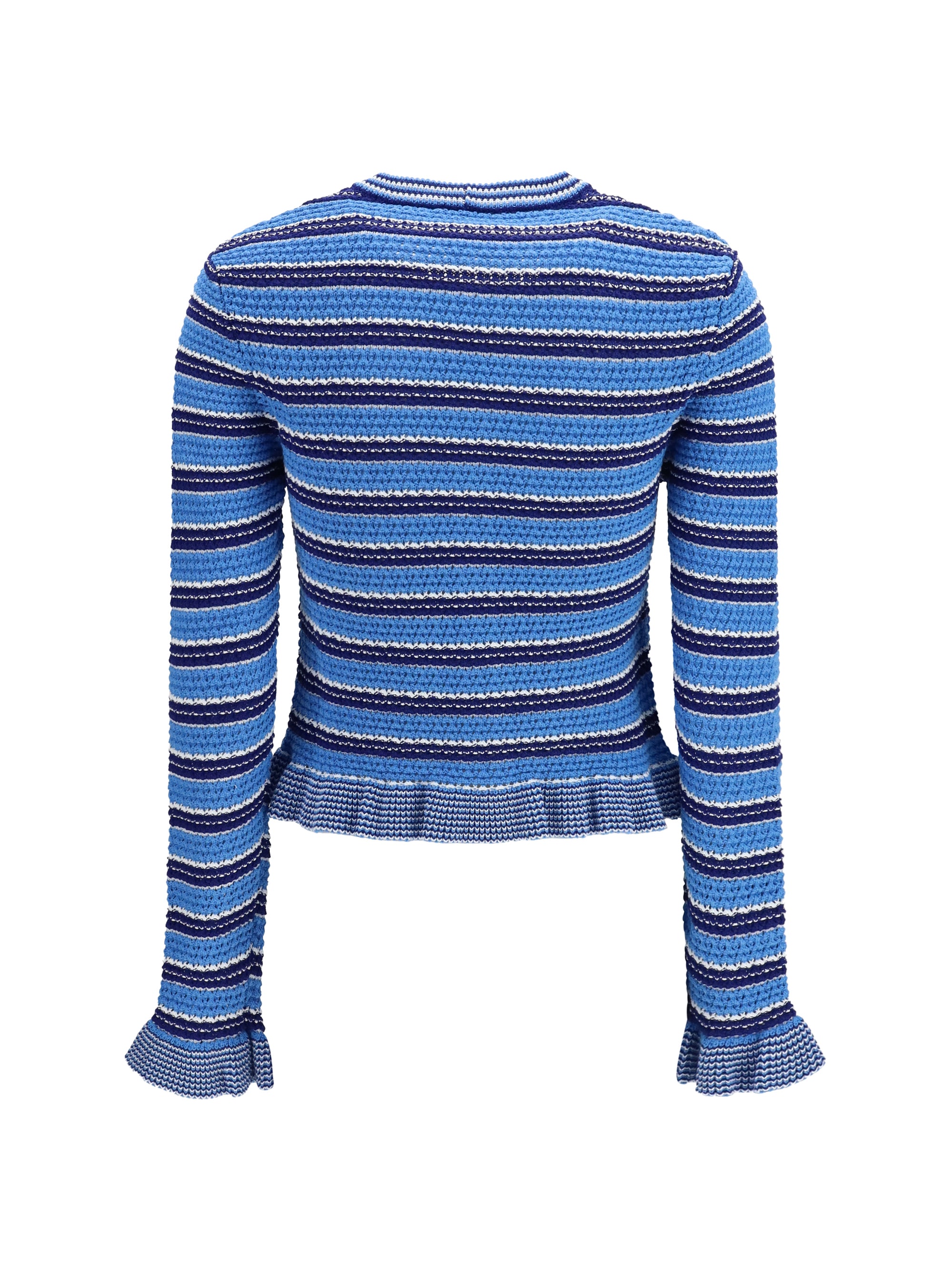 striped cotton cardigan