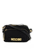 mini shoulder bag with metal logo