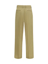 wide-leg virgin wool pants