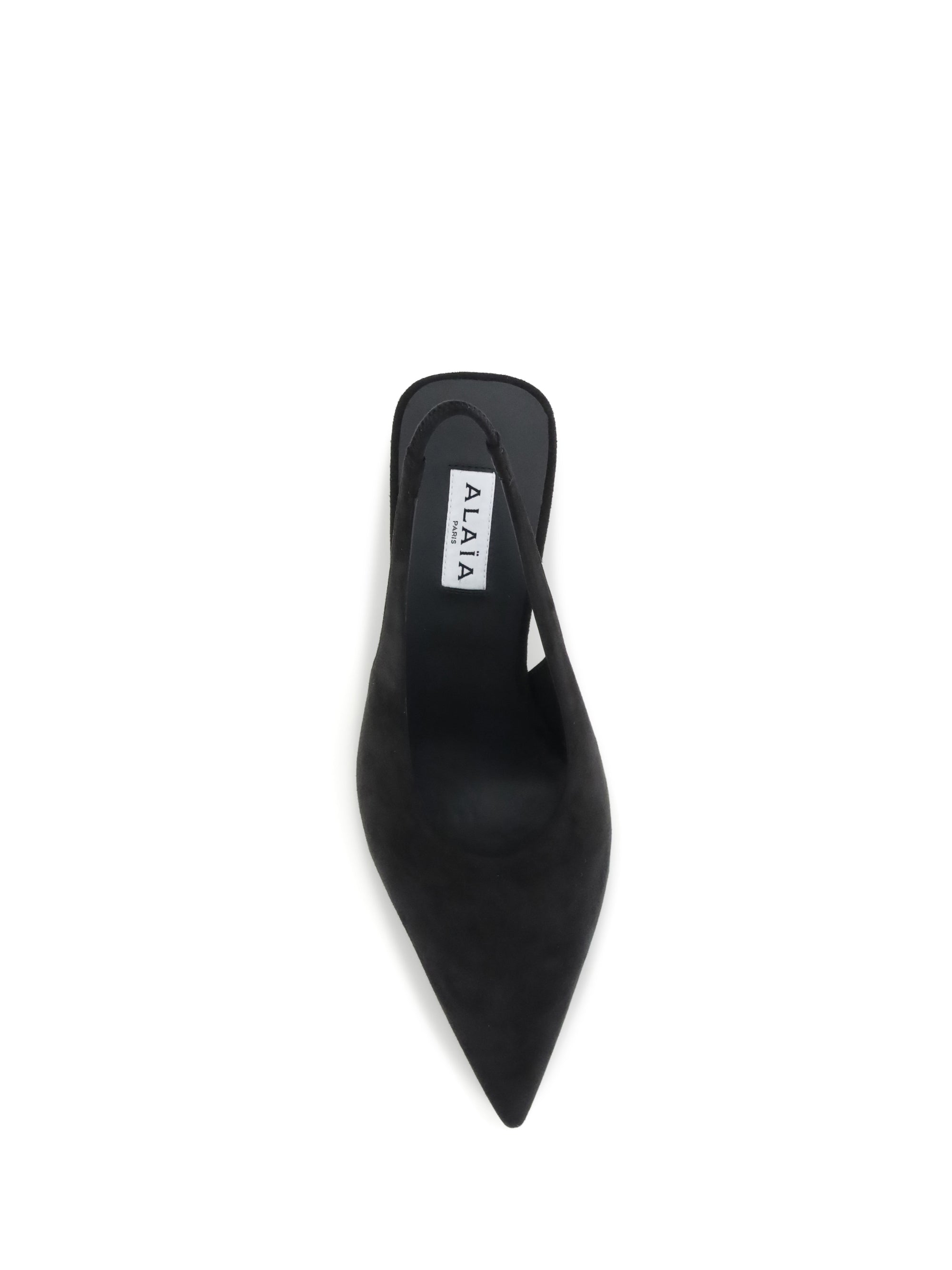 cube wedge slingback pumps