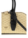 escape horizontal raffia handbag