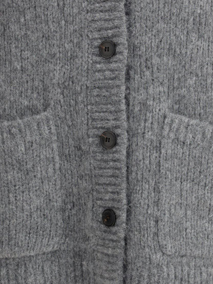 DRIES VAN NOTEN S v-neck alpaca and wool-blend cardigan
