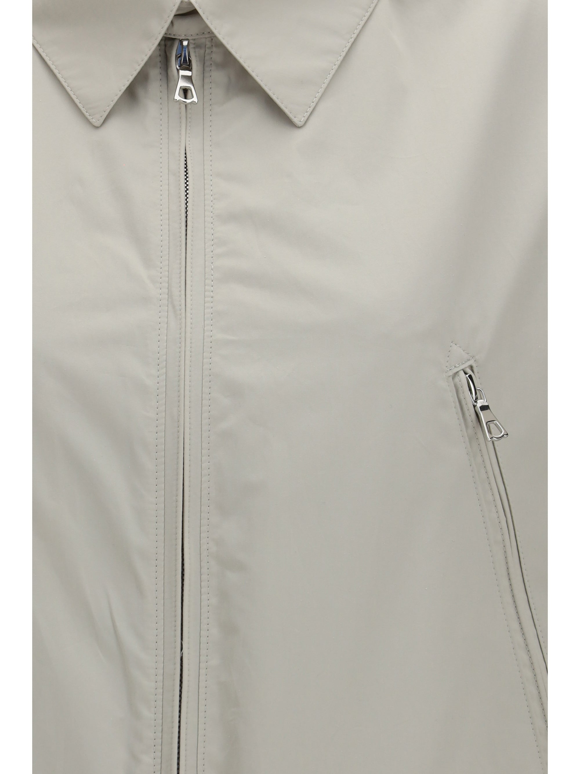 cotton zipped pockets jacket