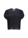 briar silk organza top