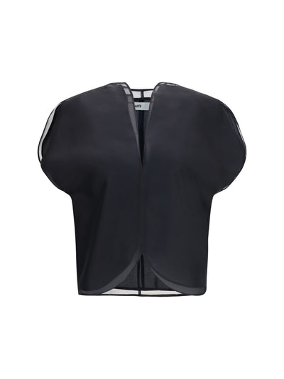 briar silk organza top